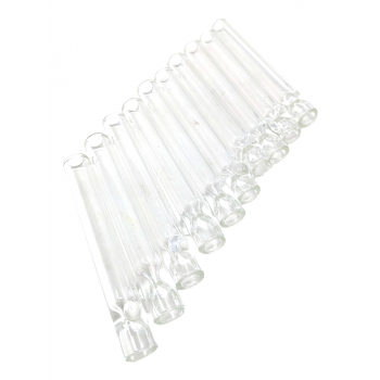 3.5'' USA Made Clear Chillum With Marble (Pack of 10)
